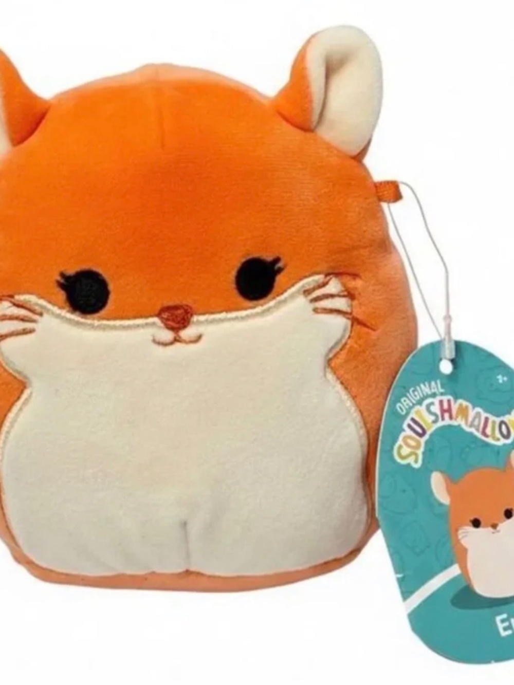 Original Squishmallows Erica the Hamster Plush Toy - Soft NWT